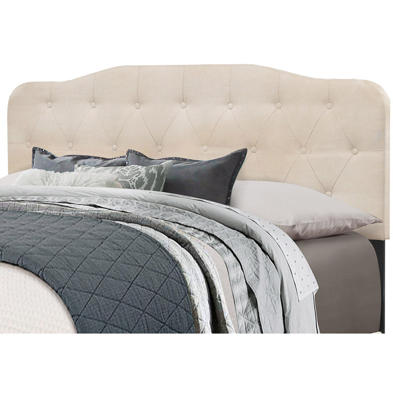 Hernani Upholstered Standard Bed, Queen, Linen