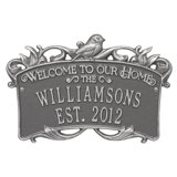 4-Line Wall Address Plaque