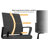 Minimalist Modern Office Chair – Metal Frame, Soft & Comfortable, Home & Office Use, Multiple Colors Available