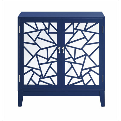 Einstein Blue Finish Console Cabinet