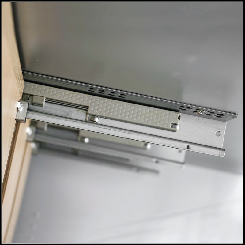 Meuble-lavabo autoportant de 36 po de style Shaker avec lavabo en céramique, tiroirs à fermeture en douceur et portes pour salles de bain modernes