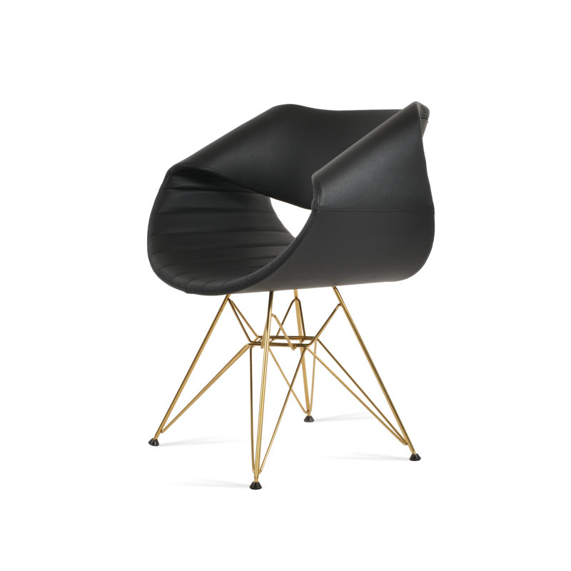 Fauteuil tour Seminyak, Noir, Or