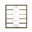 135.7cm H x 125cm W Library Bookcase-92932661