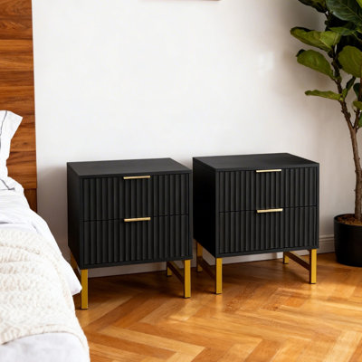 50cm W Plastic Bedside Table