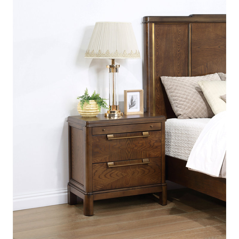Table de chevet pour la maison brun foncé