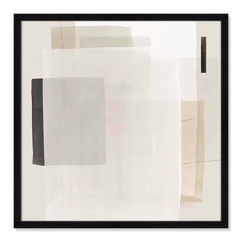 Mystical Momentum I par Hazel J, H 23,5 po x l 23,5 po x P 1,25 po, Cadre noir mince