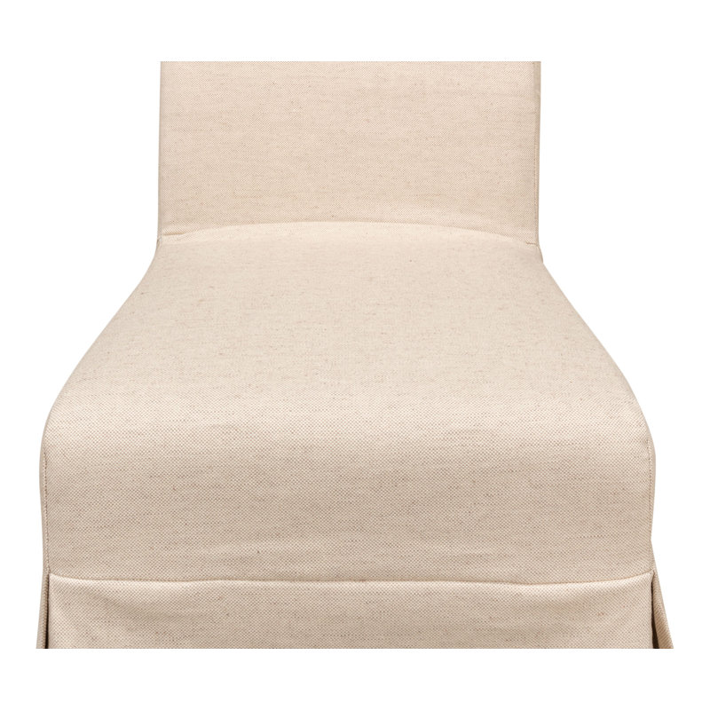 Draped Upholstered Dining Chair
