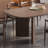 light luxury style solid wood dining table set-108071863