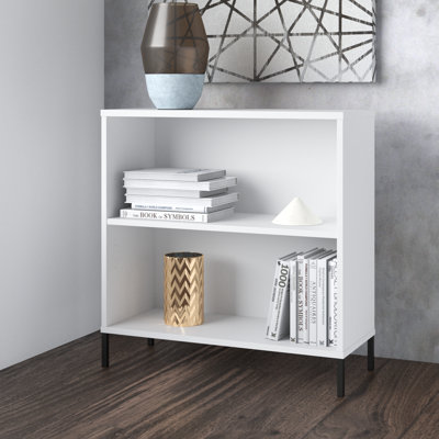 Caleshia 2 Shelf Bookcase