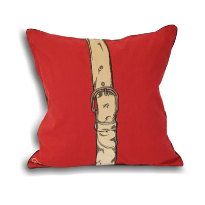 Polo Abstract Square Cushion Cover