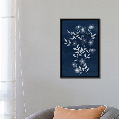 « fleur cyanotype i », reproduction d’impression sur toile