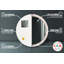 Huldar Glass Flat Wall Mirror