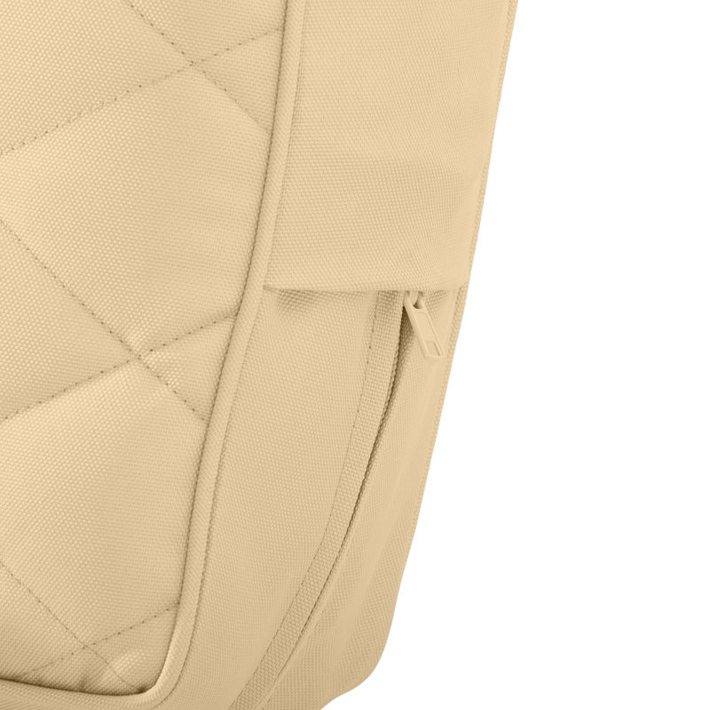 Coussin de chaise longue matelassé pour patio, Camomille, H 3 po x l 21 po x P 72 po