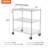 32.4'' H x 34'' W Utility Cart