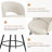 26''H Swivel Barstools With Metal Frame And Pillow-1028535463-1029437171