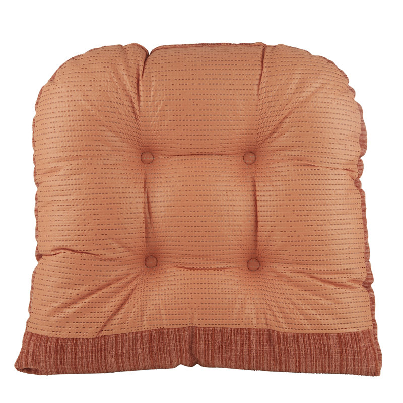 Coussins de siège larges antidérapants 17 po x 17 po, Argile