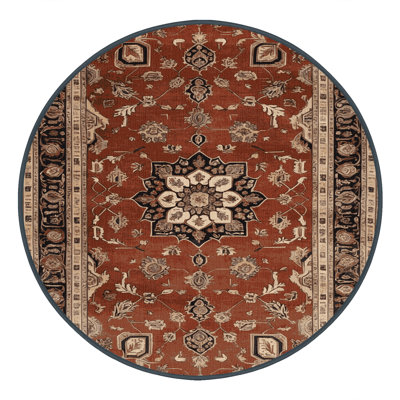 Tapis brun lavable à la machine