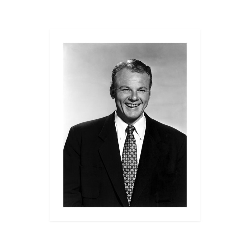 " Portrait Of Smiling Alan Hale Jr. ", 10" H x 8" W