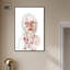 «Kate With Flowers Canvas Modern Boho Portrait» par Art Remedy-104325545-104325557