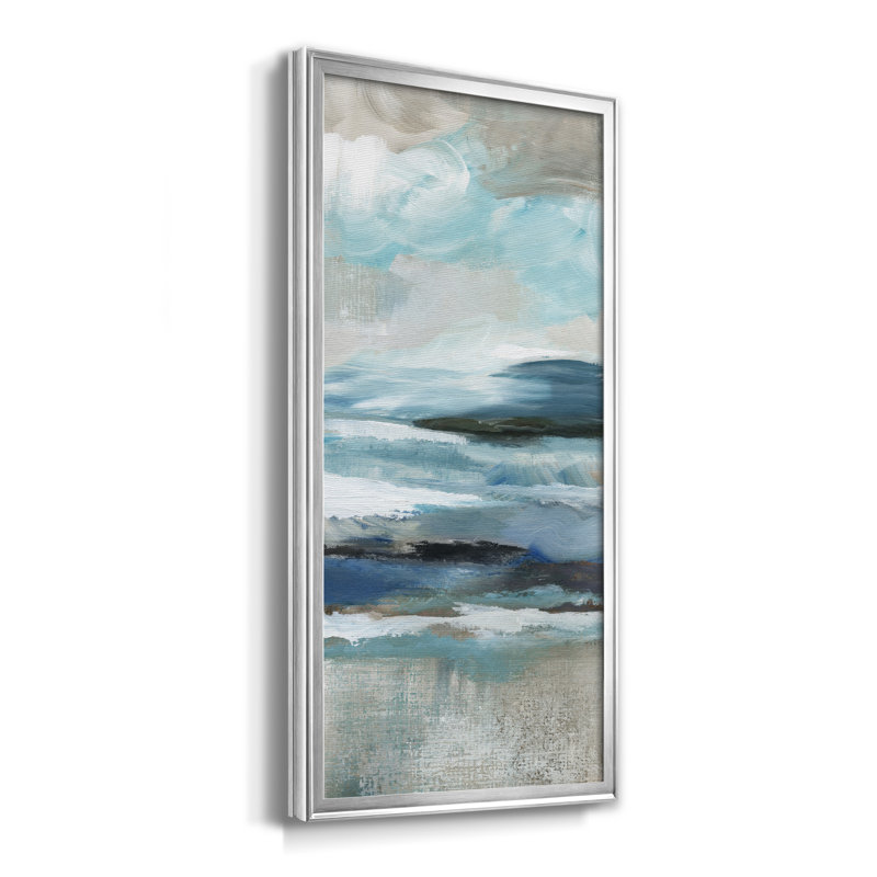 «Distant Drama II», reproduction d'art encadrée, Argent, H 22,5 po x l 42,5 po x P 1,5 po