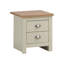 Aquitaine 45cm W Manufactured Wood Bedside Table