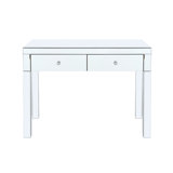 Mirror Desktop Dressing Table, 2 Drawer Dressing Table, without Mirror and Stool