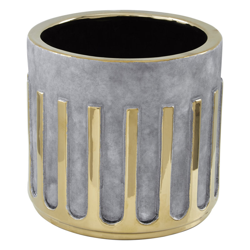 Trisha Ceramic Cachepot, 18cm H x 20cm W x 20cm D
