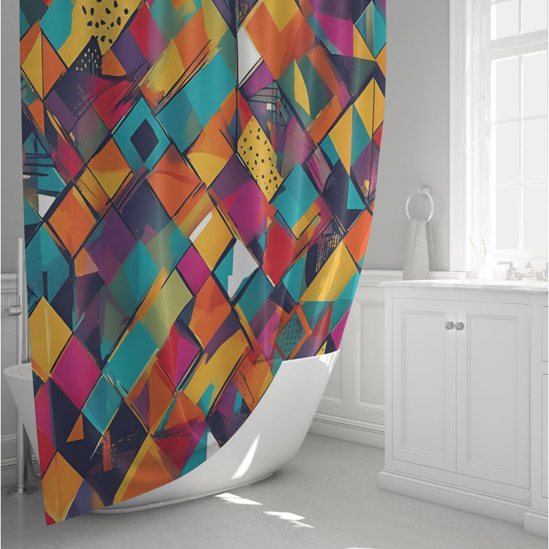 Rideau de douche, H 72 po x l 70 po