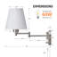 Applique à bras pivotant-1691066720