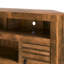 Meuble télé de coin de 55 po Rustic, 52 po, couleur whisky, sans assemblage requis, finition, pour téléviseur
