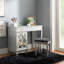 Ensemble coiffeuse contemporain avec miroir et tabouret rembourré assorti Depuy