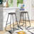 Counter Stool with Metal Frame-483879346