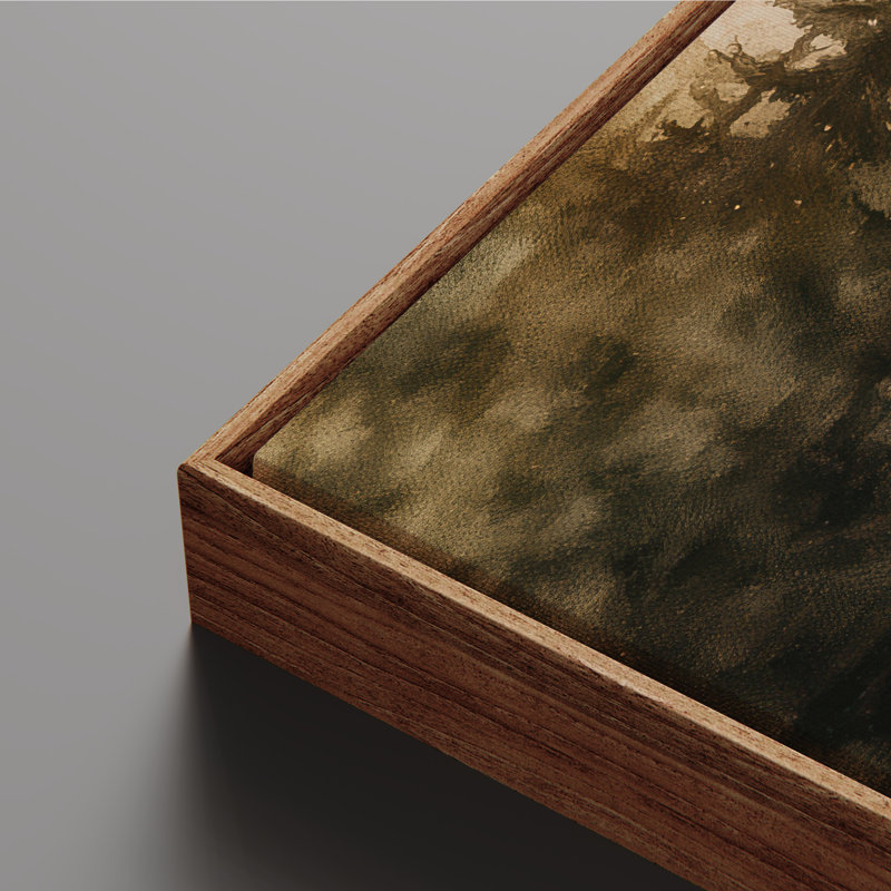 Framed Canvas wall Art, Vintage Abstract Wall pirnts for Bedroom, Natural, 36" H x 24" W