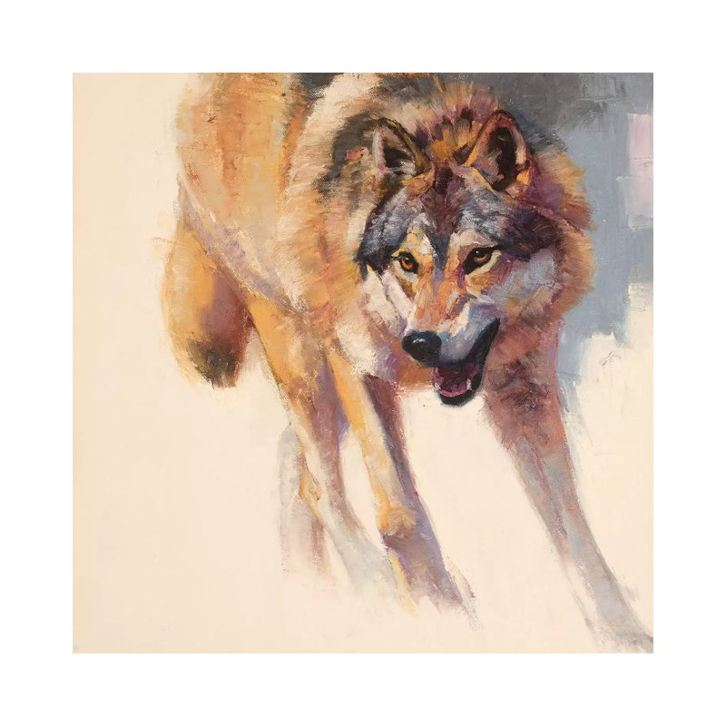 Wolf Study IV by Julie T. Chapman - Wrapped Canvas Print, 30.48cm H x 30.48cm W