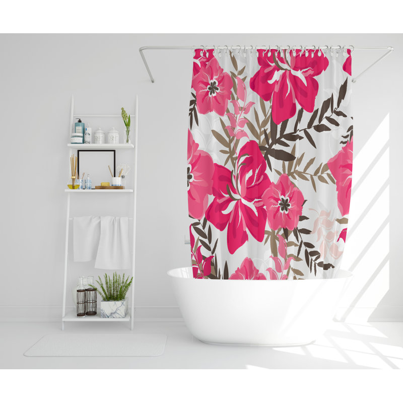 Atia Polyester Shower Curtain, 168cm H x 168cm W