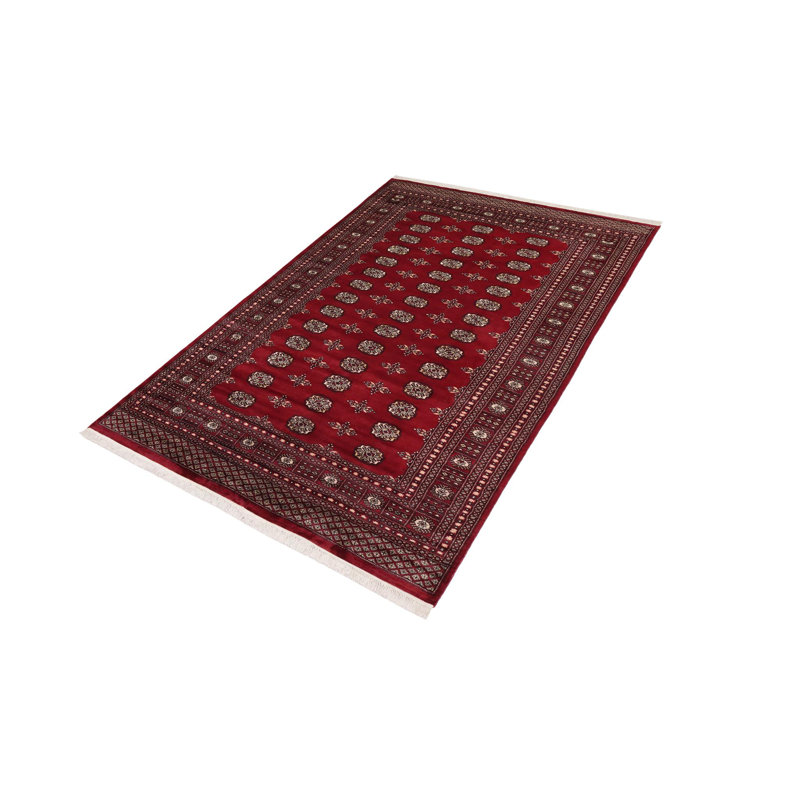 Tapis rouge rectangulaire unique de 6 pi x 8 pi 4 po Righley