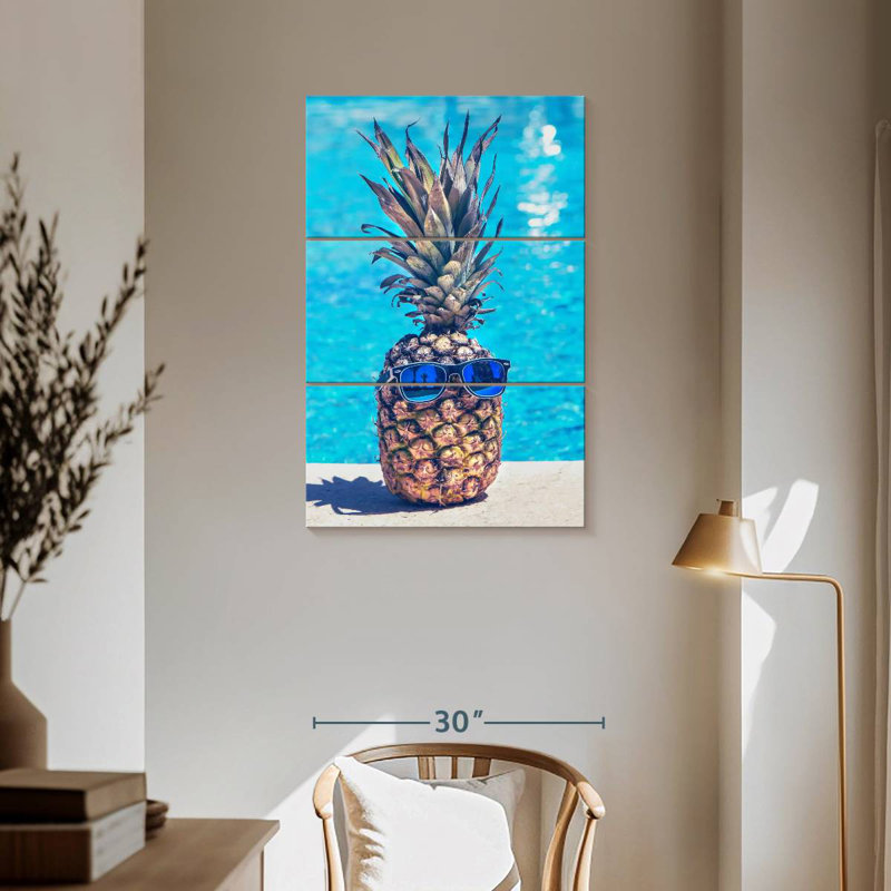 Yarlin Cool Pineapple, 57" H x 36" W