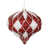 Rouge, blanc mat, paillettes, paillettes est en rupture de stock