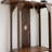 Dentrell 32.7"H Bamboo Console Table, Entryway Table Walnut Color