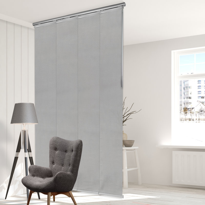 Rail simple extensible à 4 panneaux l 57 po x H 94 po, largeur de panneau 15,75 po, Cadet brodé
