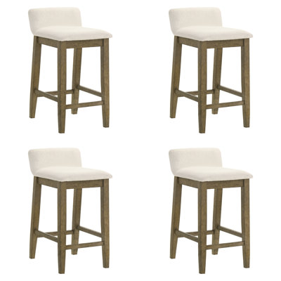 Ensemble de 4 tabourets de bar Annikah Modern