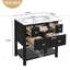 Ensemble de meuble-lavabo simple autoportant avec 5 tiroirs-1646654798