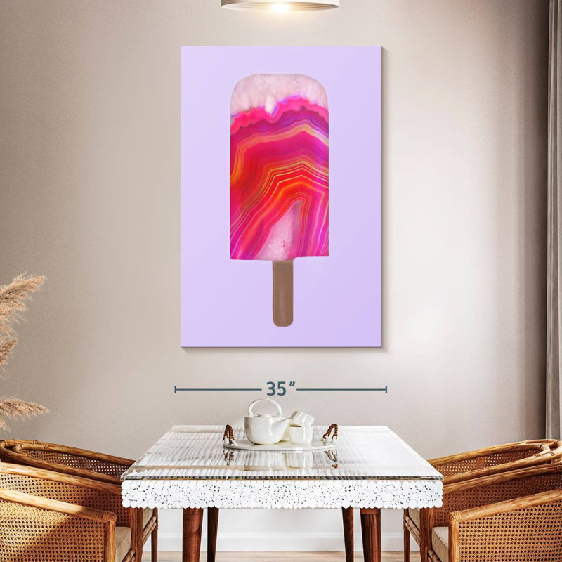 Yarlin Agate Popsicle, 51" H x 34" W