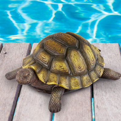 Beckett Tortoise Plastic Garden Statue