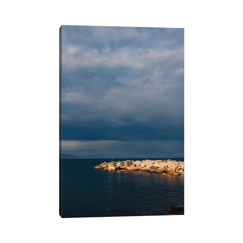 Barcelona Coast V by Bethany Young - Print on Canvas, Wrapped Canvas, 30.48cm H x 20.32cm W x 1.91cm D