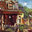 Birdhouse Builder 1 Piece Wrapped Canvas Painting-976236431
