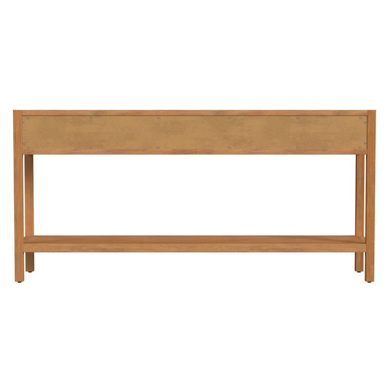 Lark 3 Drawer 65" Console Table, Natural