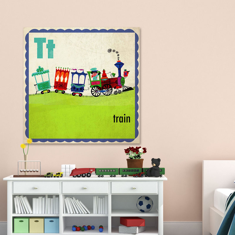 Train - Wrapped Canvas Print, 101cm H x 101cm W