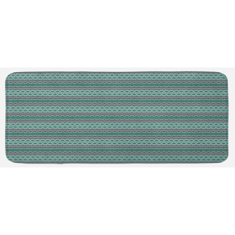 Eclectic Synthetic Kitchen Mat