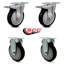 Ensemble de roulettes 4 pièces Cambro Ultra-88884777